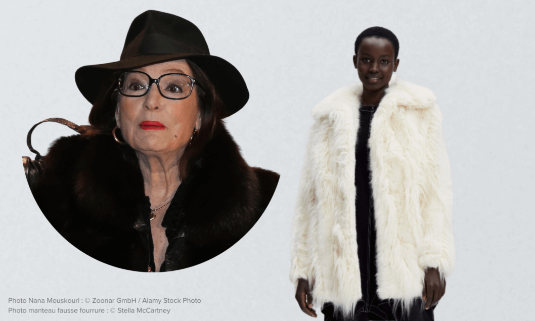 Nana Mouskouri reçoit un cadeau de Stella McCartney et de PETA