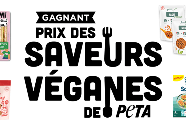 Prix des saveurs véganes 2025 de PETA France